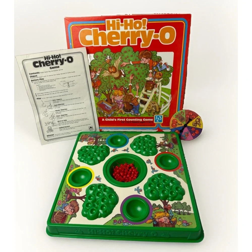 Vintage 1985 - Hi Ho! Cherry-O Kids Counting Game by Golden - 100% Complete